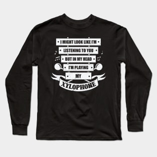 Funny Xylophone Player Gift Long Sleeve T-Shirt